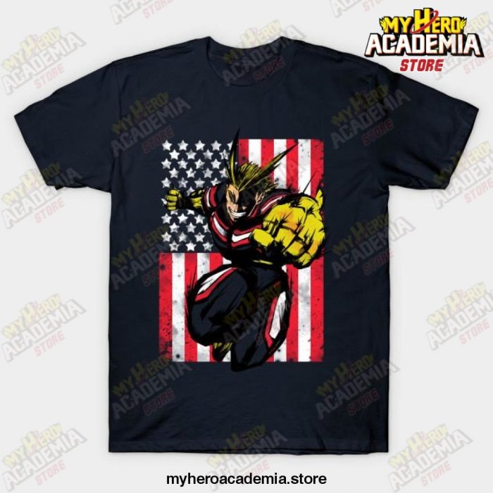 All Might The Number One T-Shirt Navy Blue / S