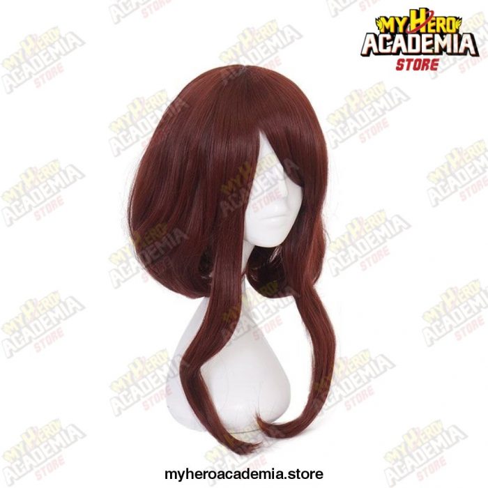 Anime My Hero Academia Boku No Hiro Akademia Uraraka Ochako Short Brown Bobo Heat Resistant Cosplay