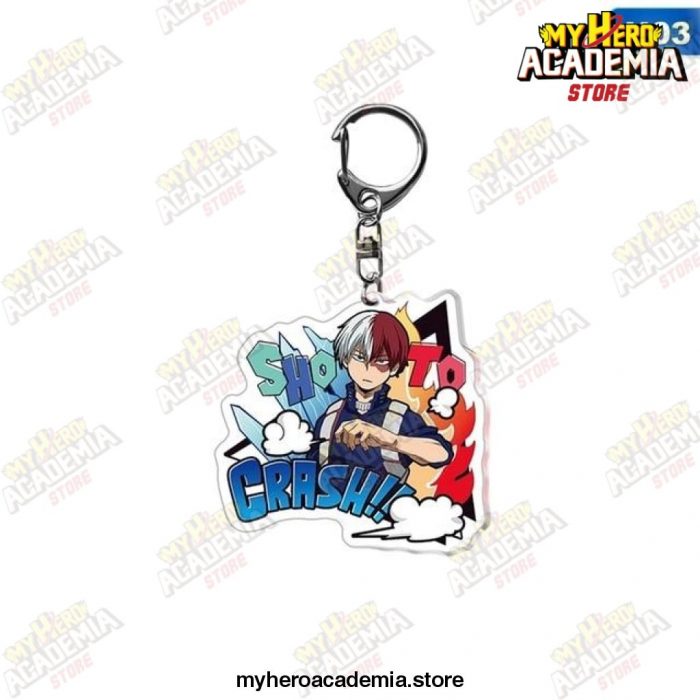 Anime My Hero Academia Boku No Keychain Acrylic Keyring Key Chain Pendants 03