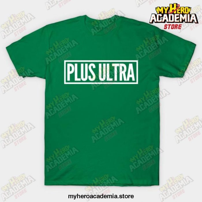 Anime Plus Ultra Mha T-Shirt Green / S