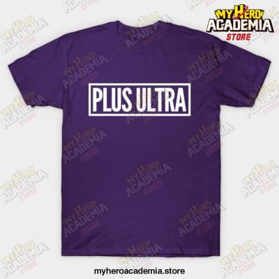 Anime Plus Ultra Mha T-Shirt Purple / S