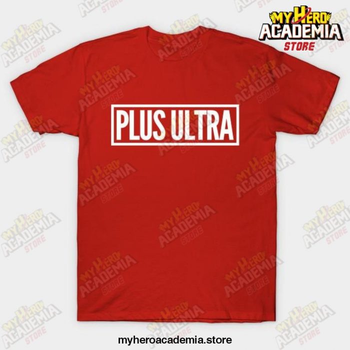 Anime Plus Ultra Mha T-Shirt Red / S