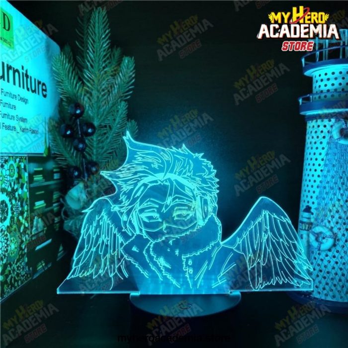 Boku No Hero Academia Hawks Anime Lights 3D Led Lamp My Hero Academia Color Changing Nightlights