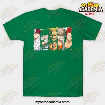 Boku No Hero Academia Izuku Midoriya T-Shirt Green / S