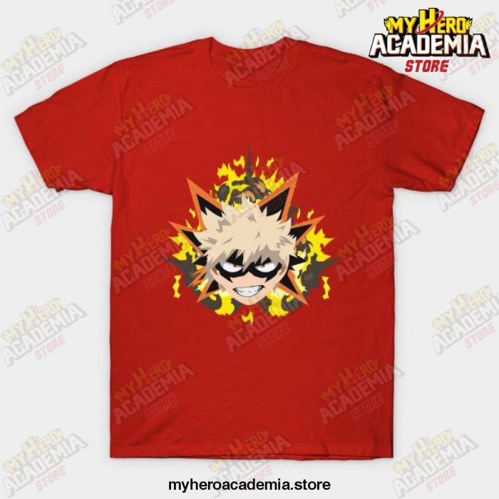 Katsuki Bakugo Explosion T-Shirt Red / S