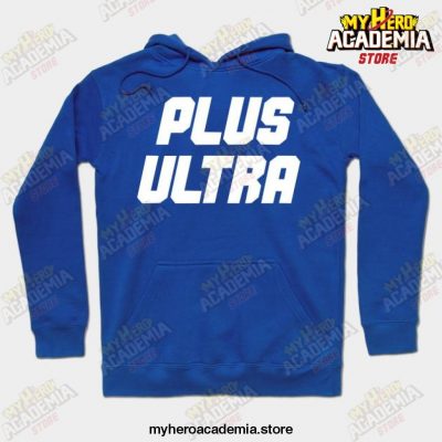 Mha Plus Ultra ! Hoodie Blue / S