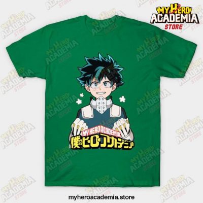 Midoriya Izuku Deku Boku No Hero Academia T-Shirt Green / S