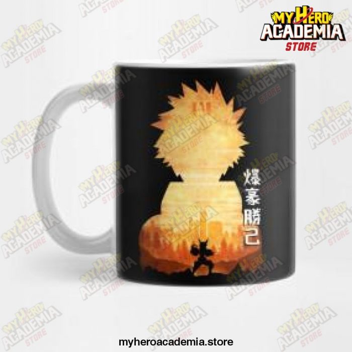 Minimalist Silhouette Bakugo Mug