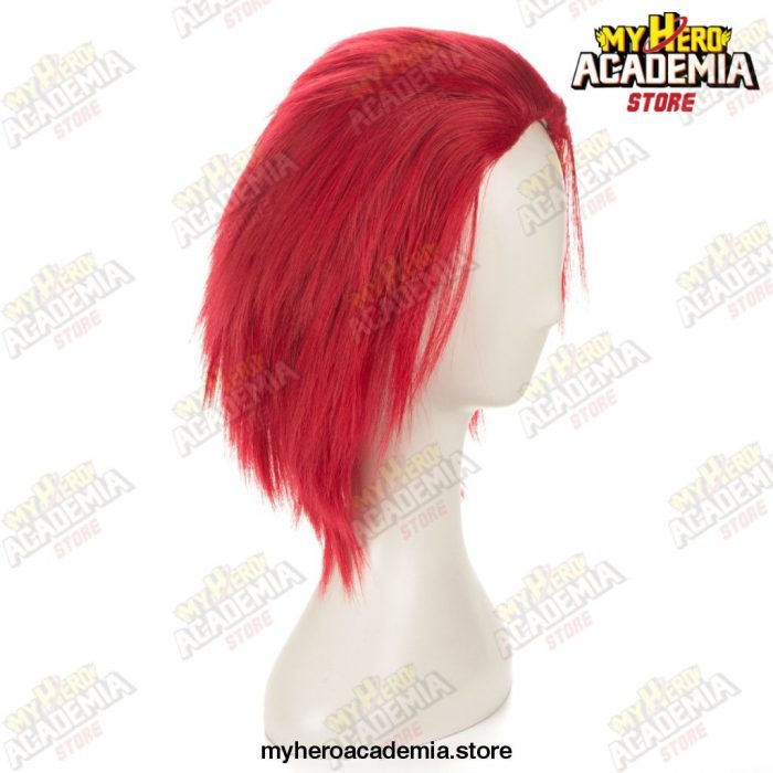 My Boku No Hero Academia Eijirou Kirishima Eijiro Short Red Heat Resistant Cosplay Costume Wig + Cap