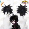 My Hero Academia Cosplay Wig Synthetic Black Hair Anime Boku No Dabi Heat Resistantr + Cap