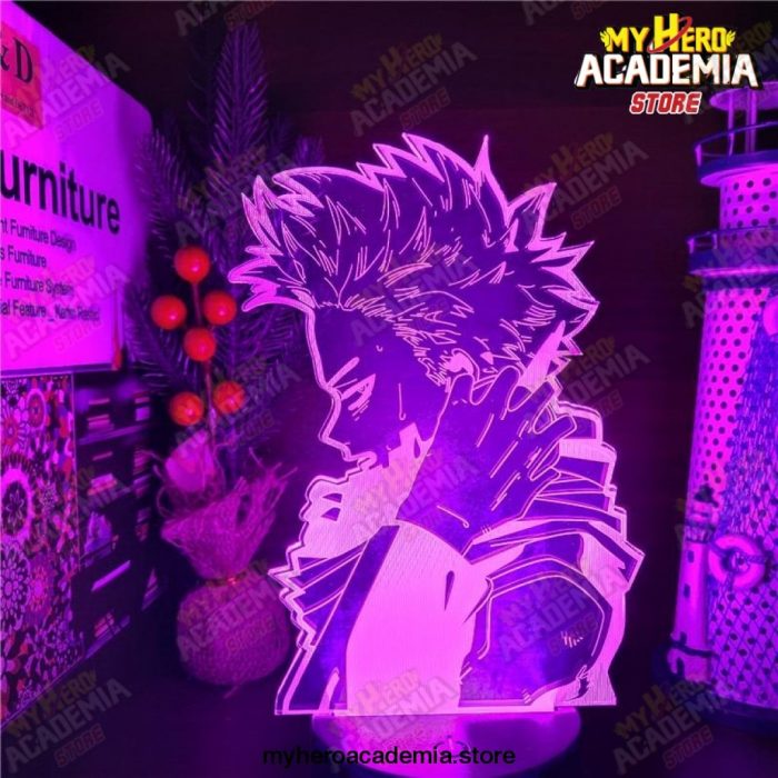 My Hero Academia Hitoshi Shinso 3D Anime Night Lights Lampara Boku No Hero Academia Color Changing