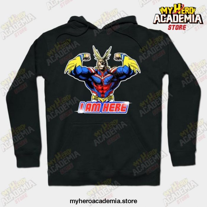 My Hero Academia I Am Here Hoodie Black / S