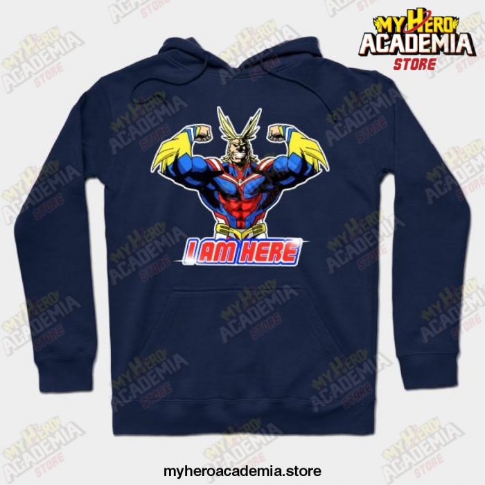 My Hero Academia I Am Here Hoodie Navy Blue / S