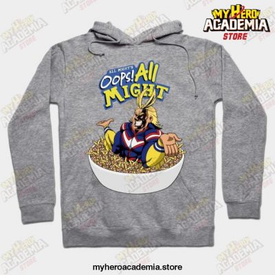 My Hero Academia Oops All Might Hoodie Gray / S