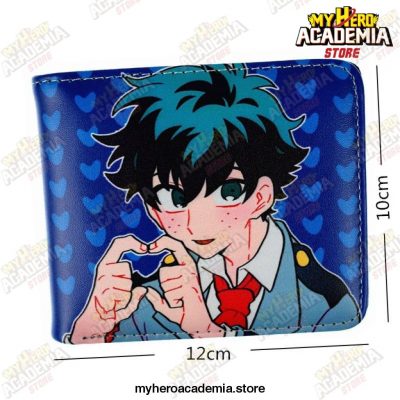 My Hero Academia Wallet Short Purse Anime Cartoon Wallets For Young With Card Holder Coin Pocket