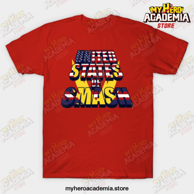 United States Of Smash T-Shirt Red / S