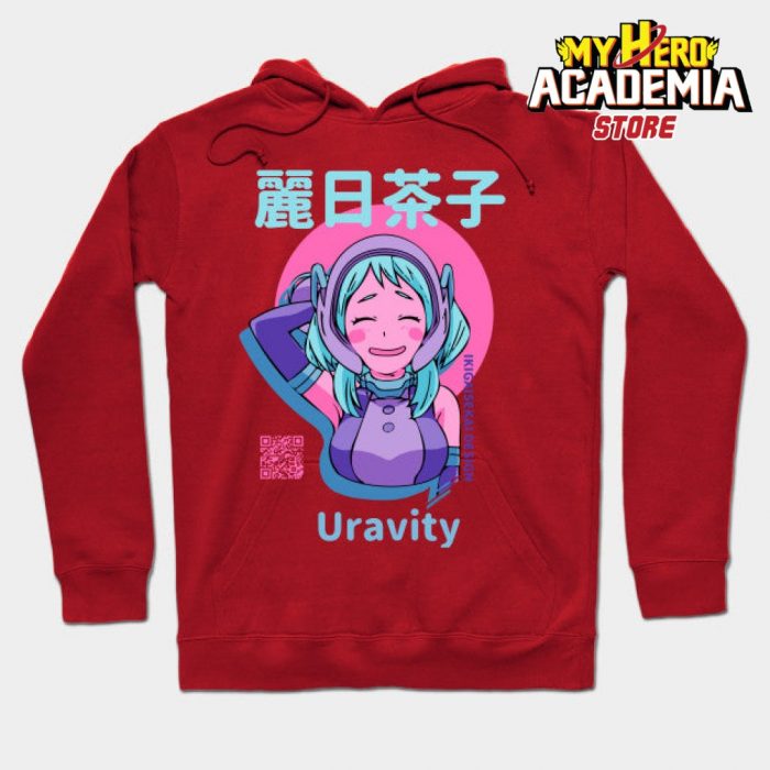 Aesthetic Ochaco Uraraka Hoodie Red / S