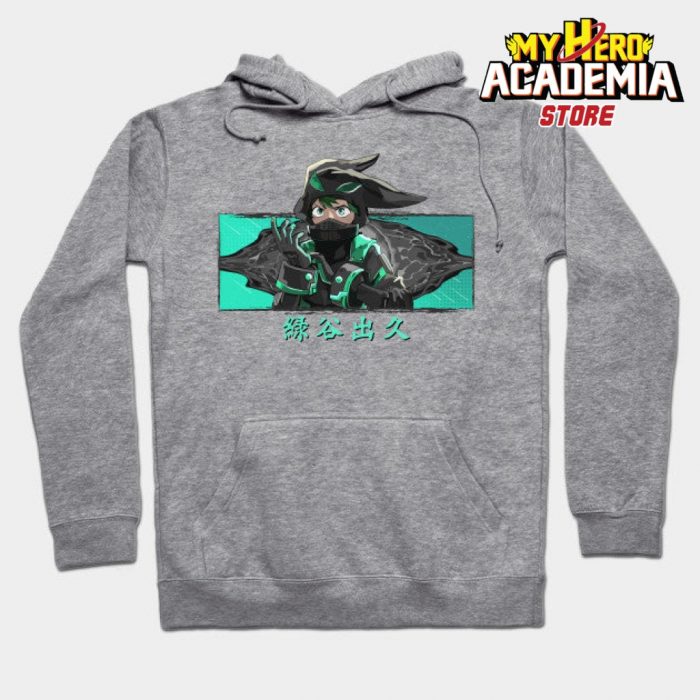 Deku Black Whip Hoodie Gray / S