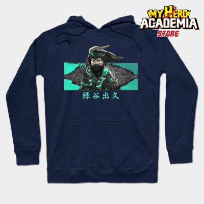 Deku Black Whip Hoodie Navy Blue / S