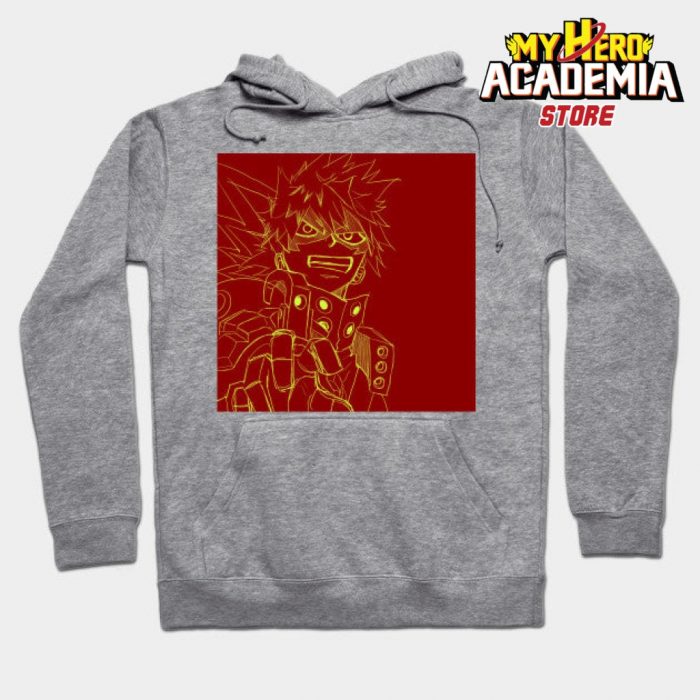 Katsuki Bakugou Artsy Hoodie Gray / S