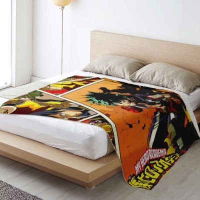 9f9a12241dd7b562a84714996c63ac1d blanket vertical lifestyle bedextralarge 700x700 1 - My Hero Academia Store