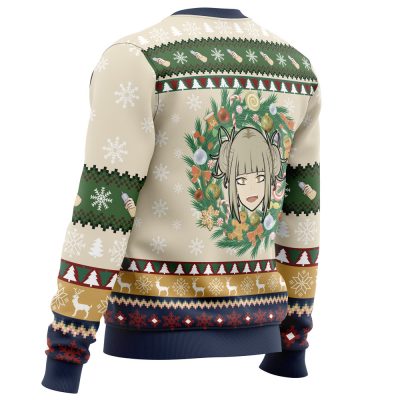 Himiko Tora Christmas My Hero Academia men sweatshirt SIDE BACK mockup - My Hero Academia Store