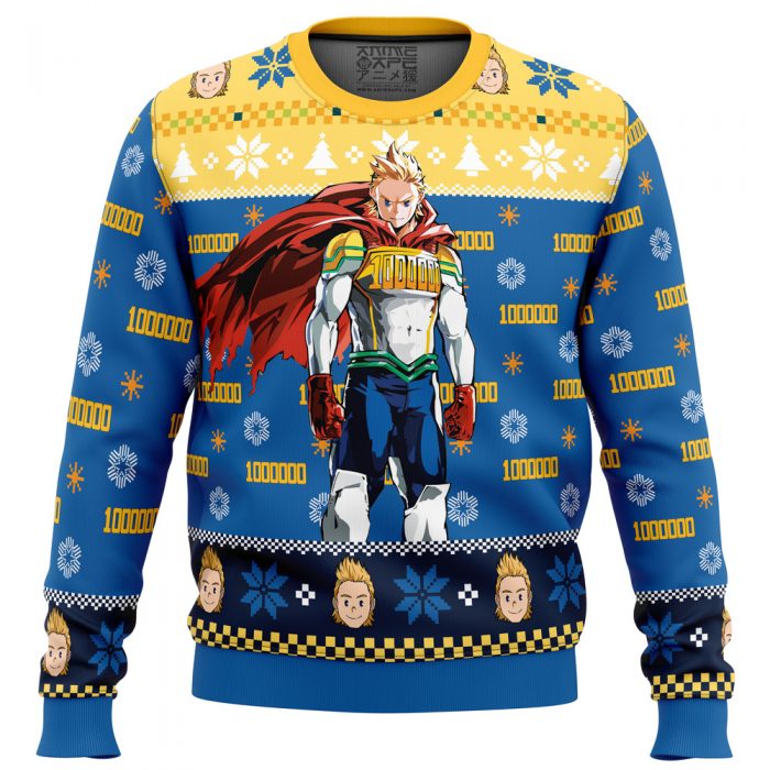 Lemillion Christmas My Hero Academia men sweatshirt FRONT mockup - My Hero Academia Store