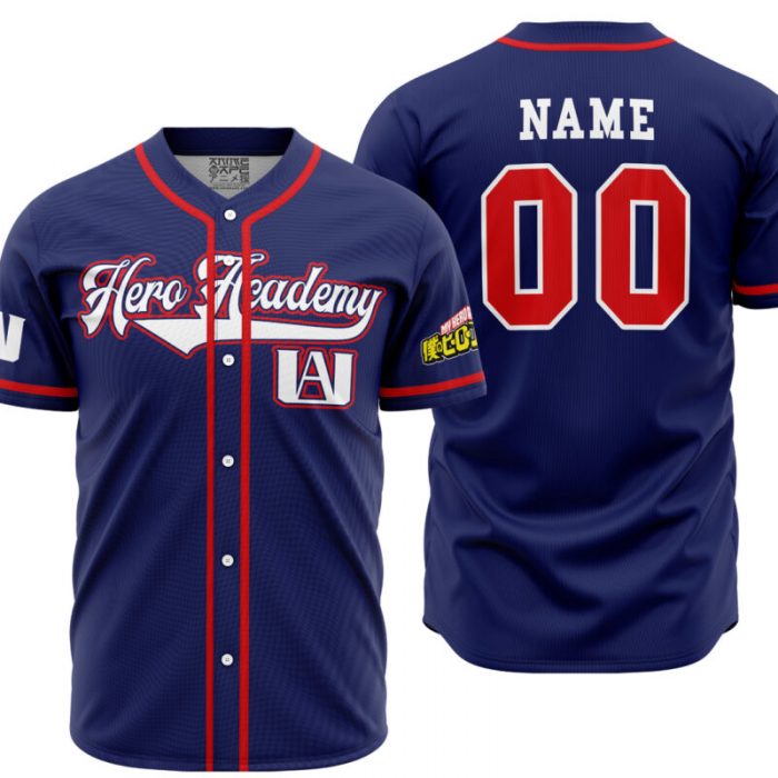 Personalized TrainingUniform MHA AOP Baseball Jersey MAIN Mockup 800x800 1 - My Hero Academia Store