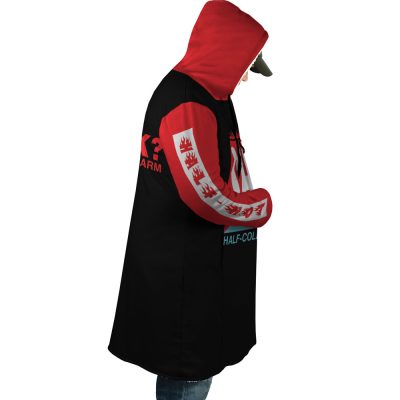 Shoto My Hero Academia AOP Hooded Cloak Coat RIGHT Mockup - My Hero Academia Store